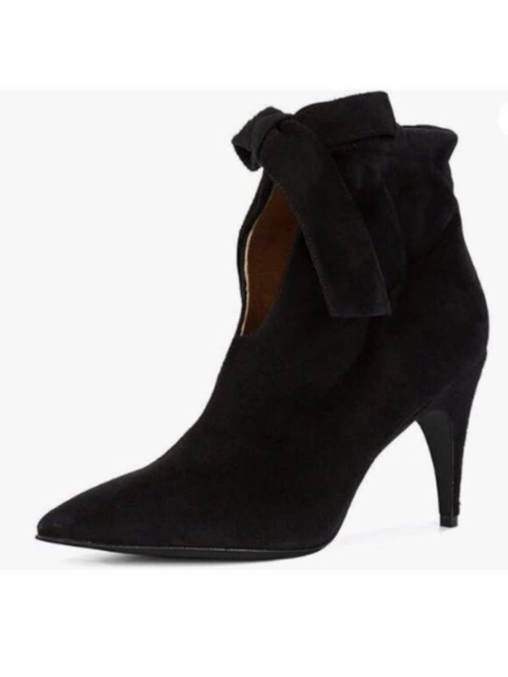 XYD Classical Pointed Toe Ankle Booties Dress Low Kitten Heels Graceful Boots